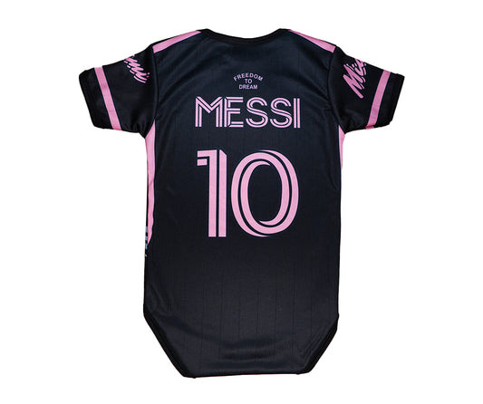 Pañalero Inter Miami Cf Messi 10 Traje Diseño Negro