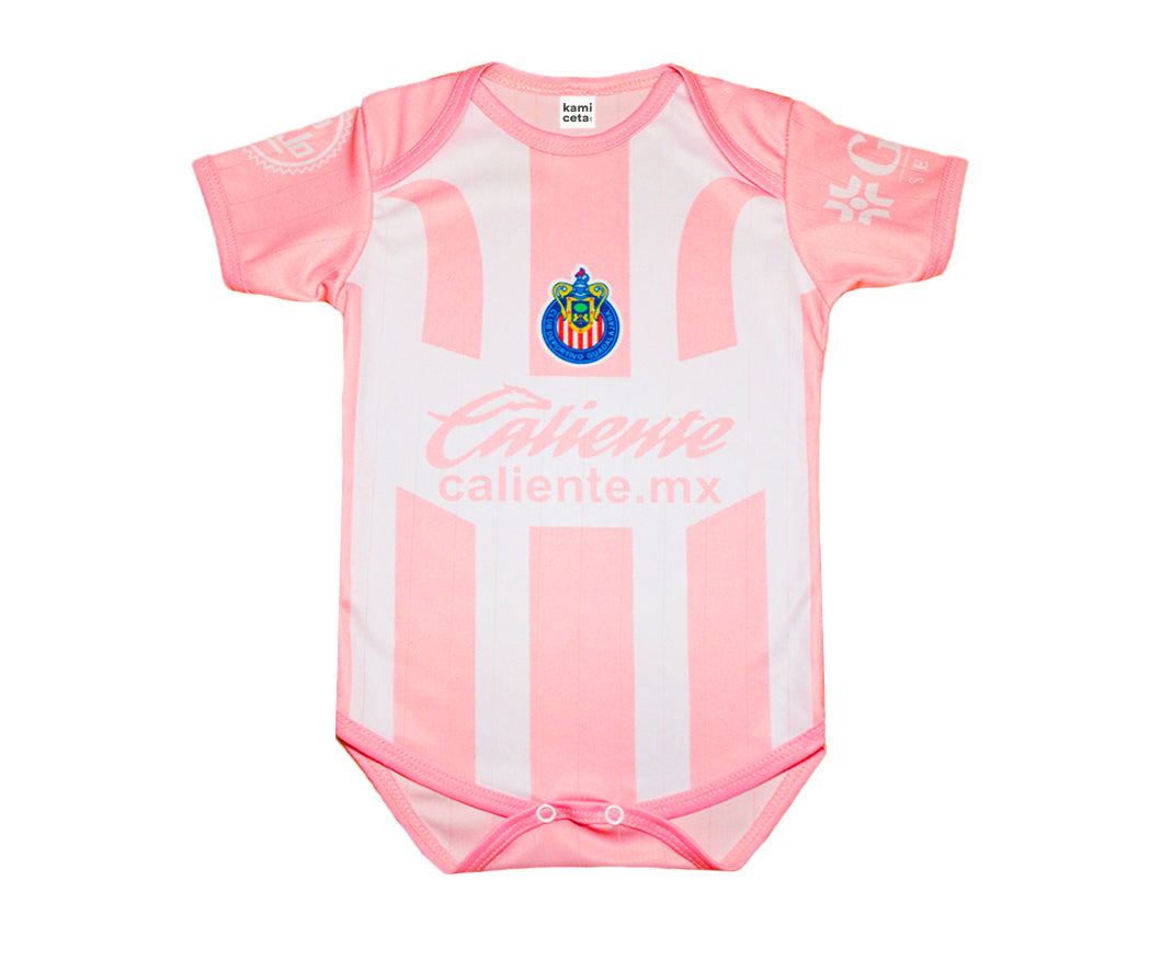 Pañalero Chivas Club Deportivo Guadalajara Uniforme Rosa