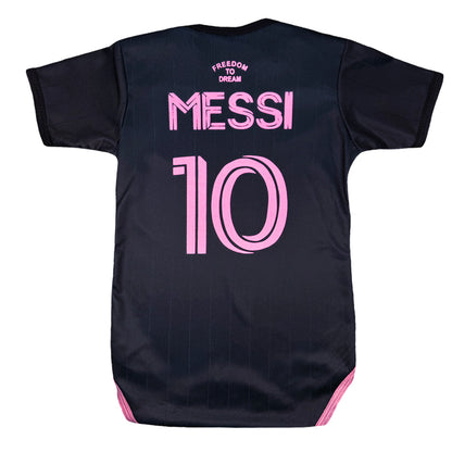 Pañalero Inter Miami Cf Messi 10 Traje Diseño Negro